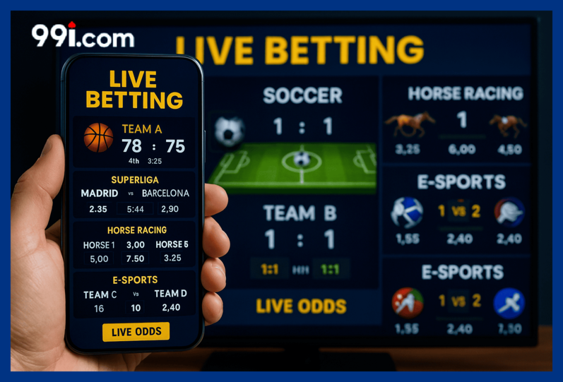 Aposte em apostas esportivas no cassino online 99I