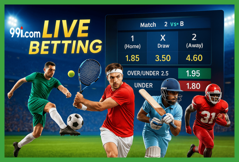 Apostas esportivas no cassino online 99I